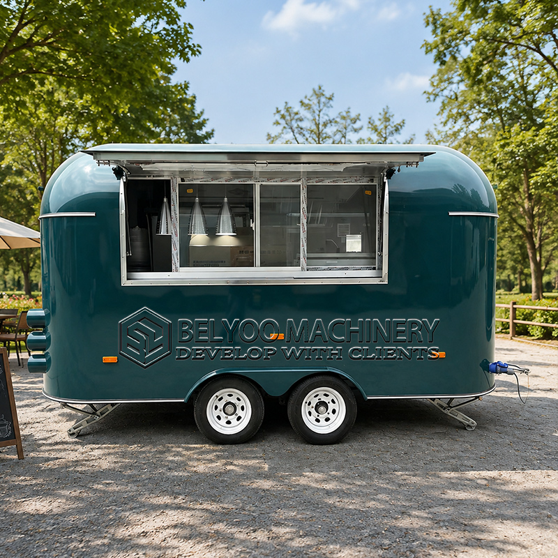 Street Food Snacks - Belyoo Commercial Food Trailer Custom Mobile
