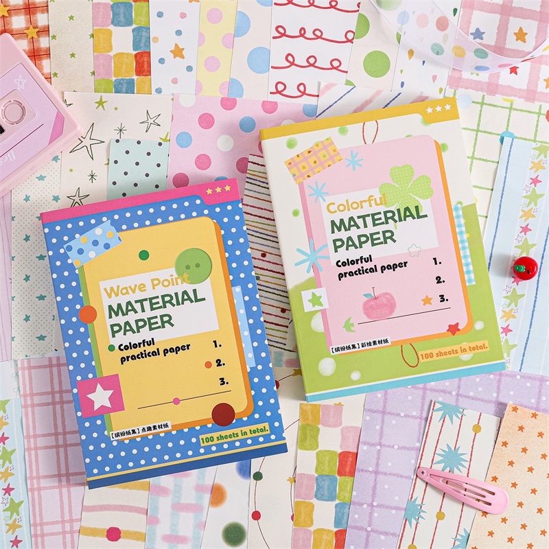 Korean Food Snacks - TIANZI 100 Pcs Colorful style material