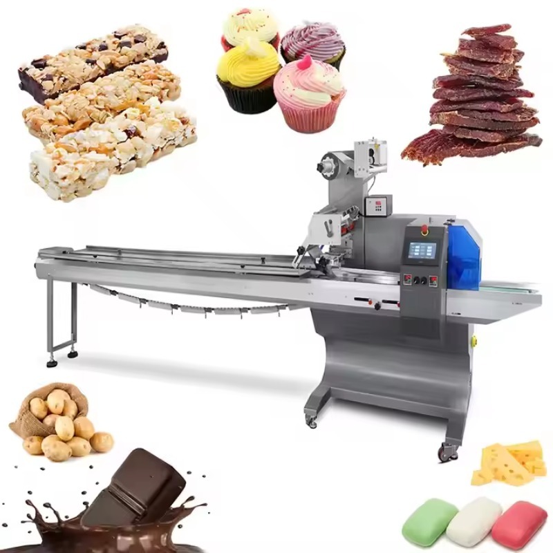 Food With Snacks - Automatic Pillow Type Packing Machine for