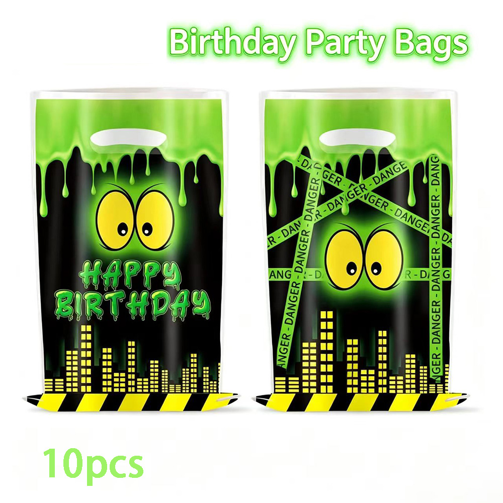 Food City Snacks - Happy Birthday Ghost Monster Goodie Bags