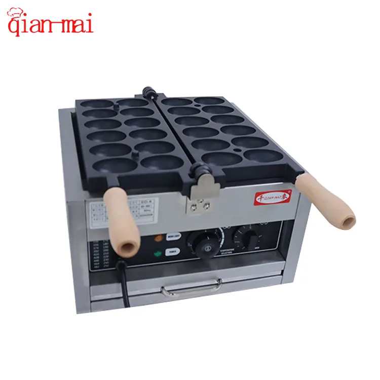 Korean Food Snacks - 2022 Commercial Electric Waffle Maker Smile