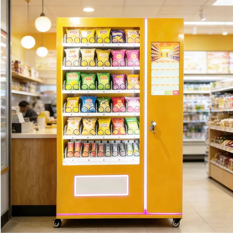 Food With Snacks - Automatic Snack Vending Machine Commercial Drink