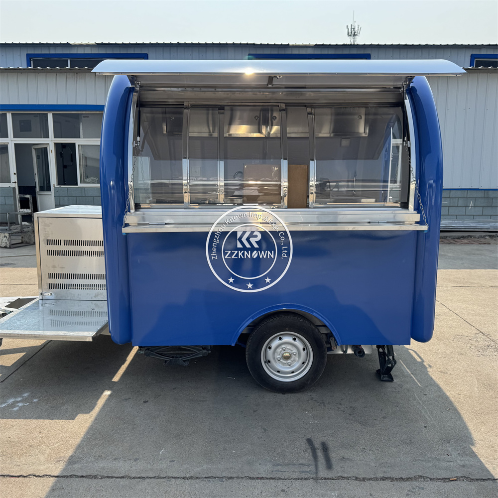 Street Food Snacks - Outdoor Mobile Bar Trailer Truck Street
