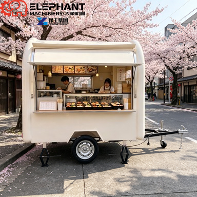 Street Vending Round Food Trai - Street Food Snacks review and price