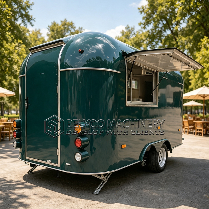 Belyoo Commercial Food Trailer - Street Food Snacks review and price