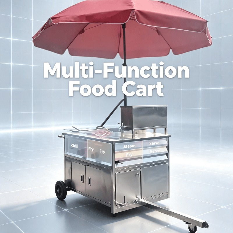 Mobile Street Snack Cart Towab - Street Food Snacks review and price