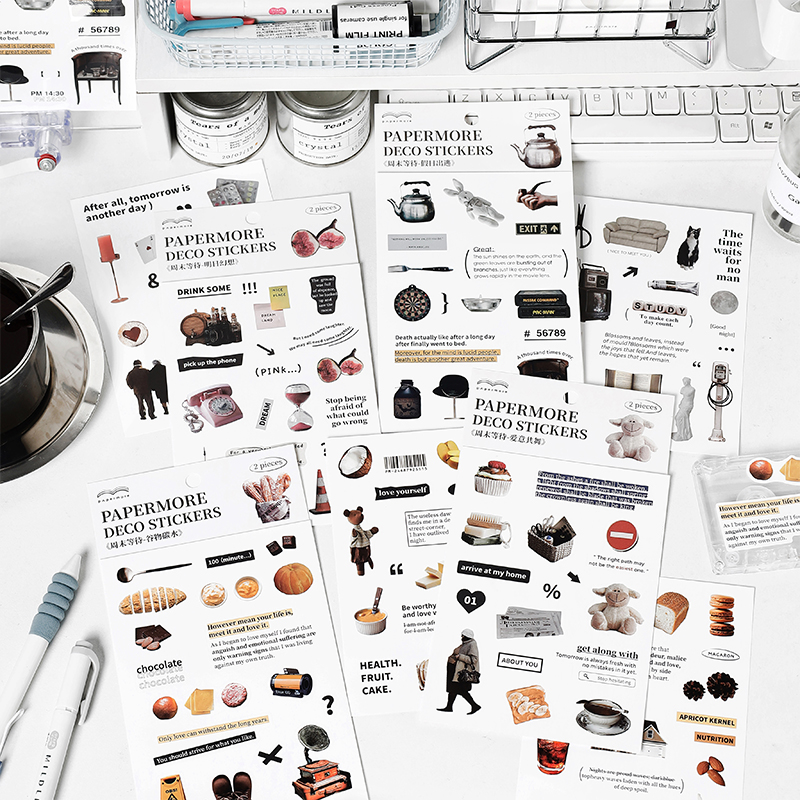 Aesthetic Snack Food Stickers  - Food City Snacks review and price