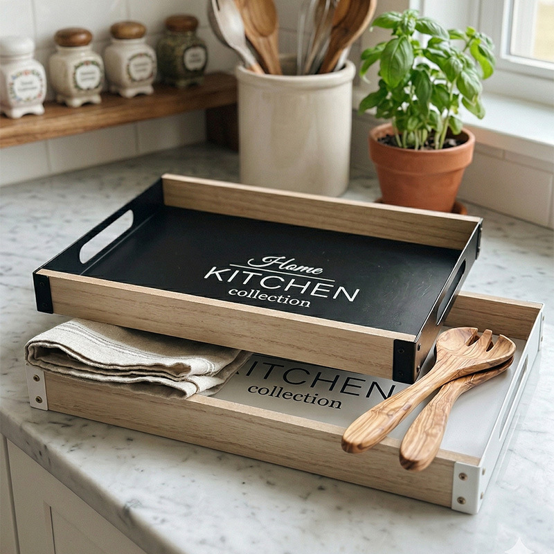 Nordic Breakfast Metal Tray wi - Korean Food Snacks review and price