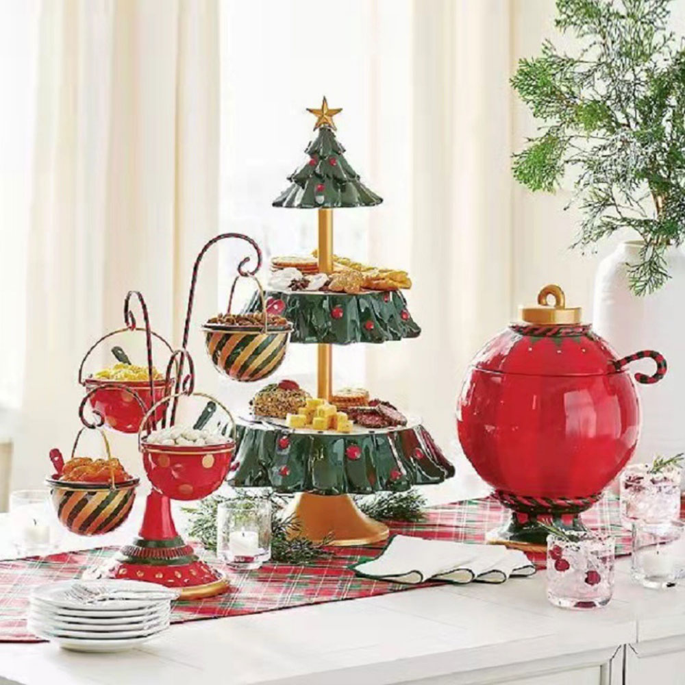 Christmas Tree Dessert Plate N - Food City Snacks review and price