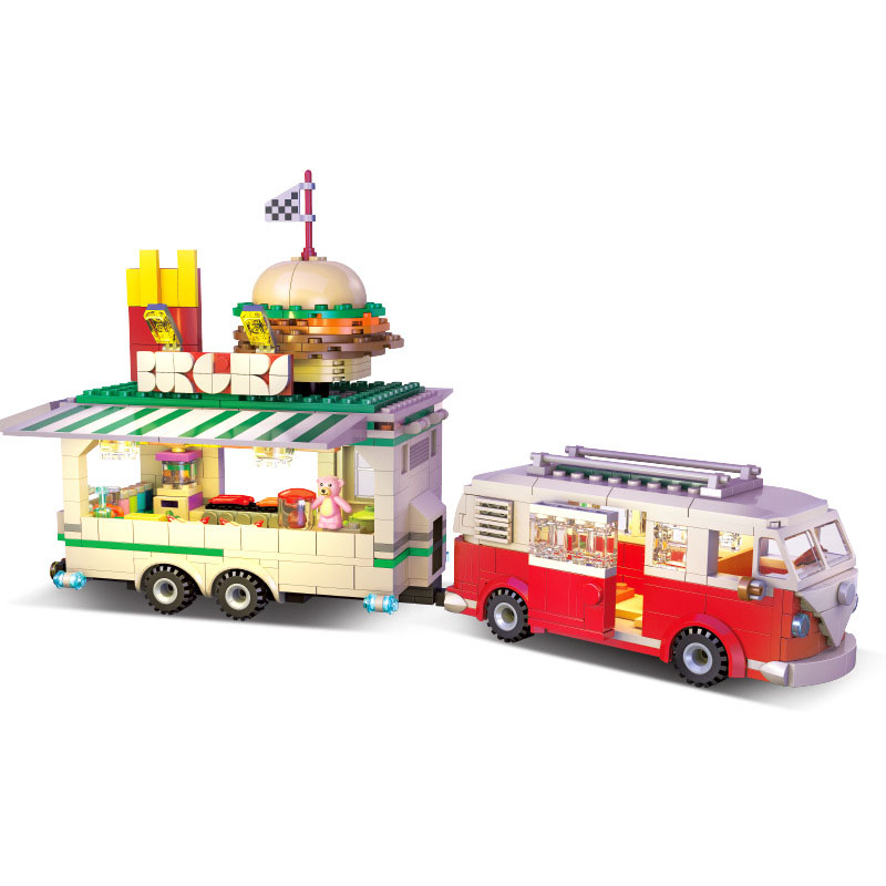 Creative City Street View Buil - Food City Snacks review and price