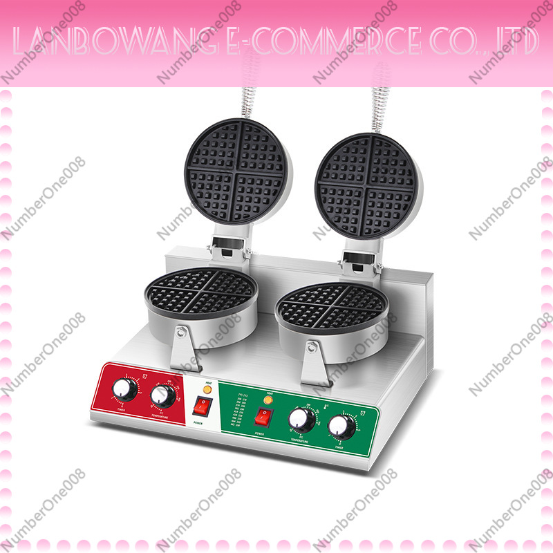 Rotating Waffle Maker Griddle  - Street Food Snacks review and price