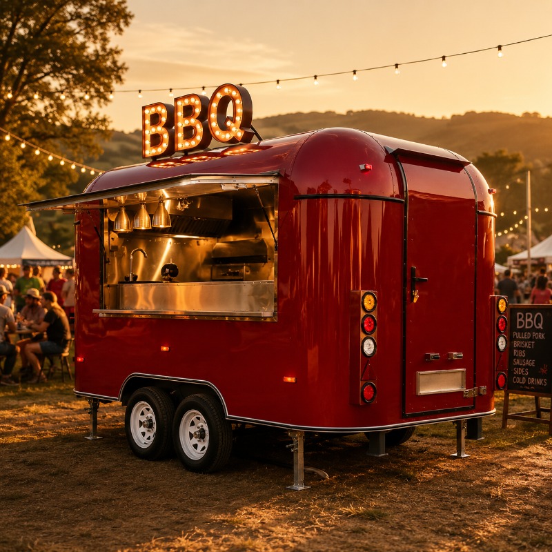 Food Truck Trailer Street Cate - Street Food Snacks review and price