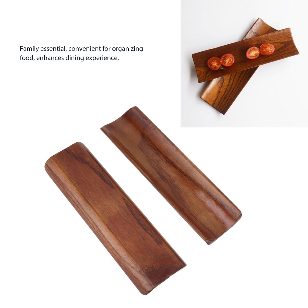 2PCS Serving Plates Wooden Sus - Food In Japanese Snacks review and price