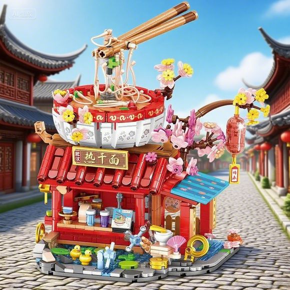 New Food Shops Building Blocks - Food City Snacks review and price