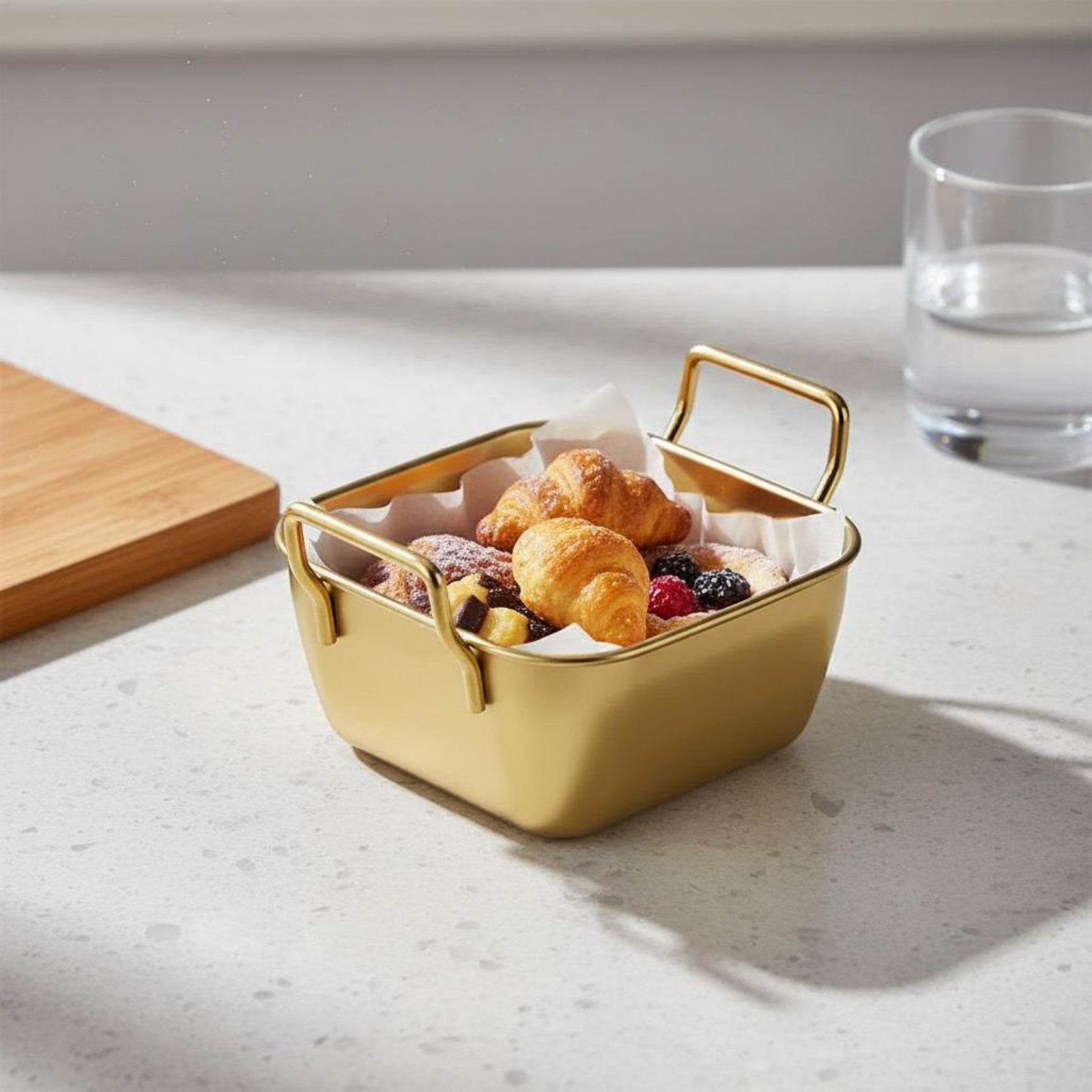 Metal Food Basket with Handles - Korean Food Snacks review and price