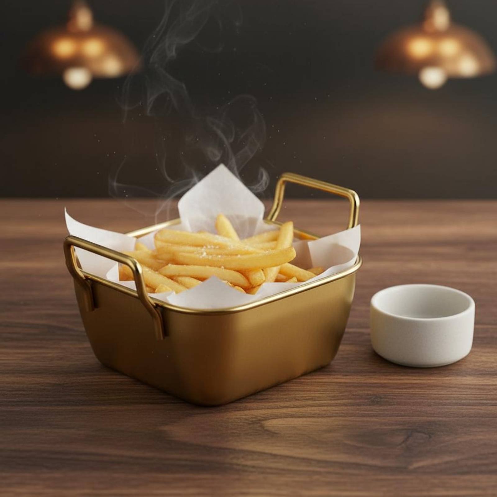 Metal Food Basket with Handles - Korean Food Snacks review and price