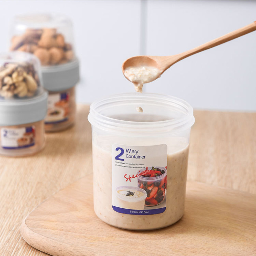 Double Layer Leakproof Food Ca - Baby Food Snacks Yogurt review and price